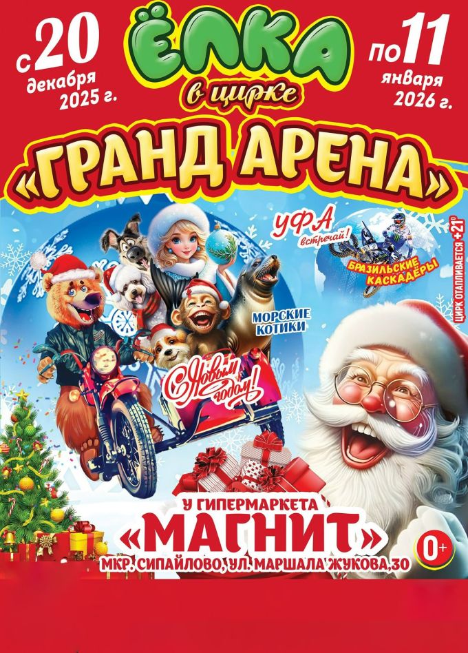Цирк-шапито «Гранд Арена». Ёлка в цирке