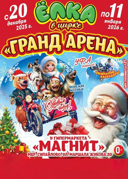Цирк-шапито «Гранд Арена». Ёлка в цирке
